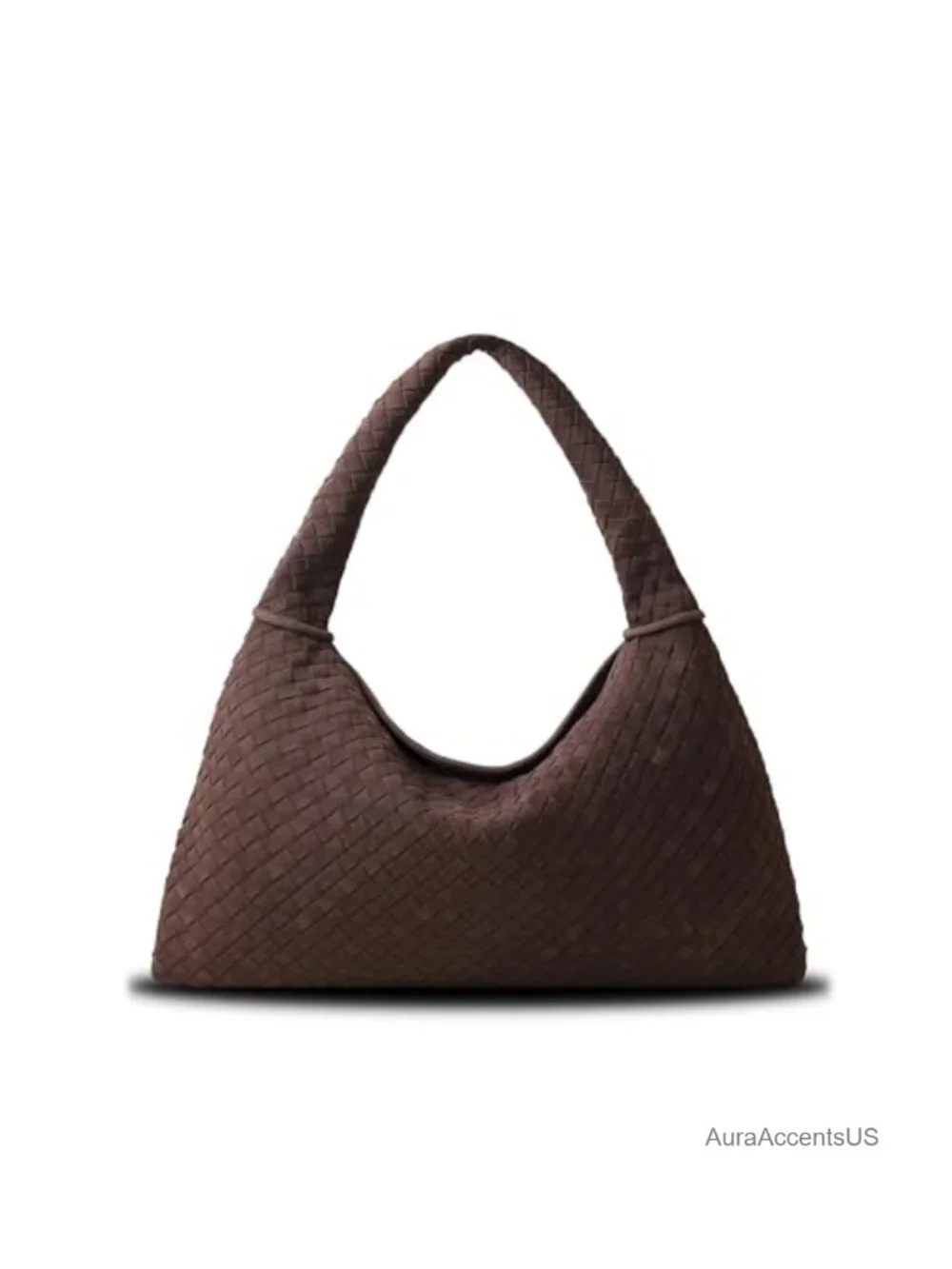 Vegan Leather Woven Tote Suede Hobo Shoulder Bag Braided Large Handbag